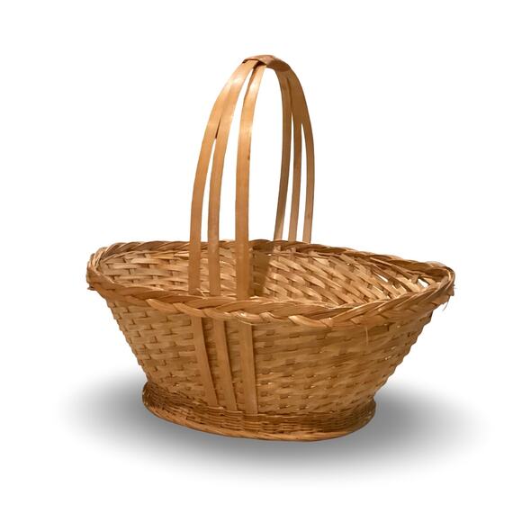 Woven Straw Basket - Picture 1 of 8